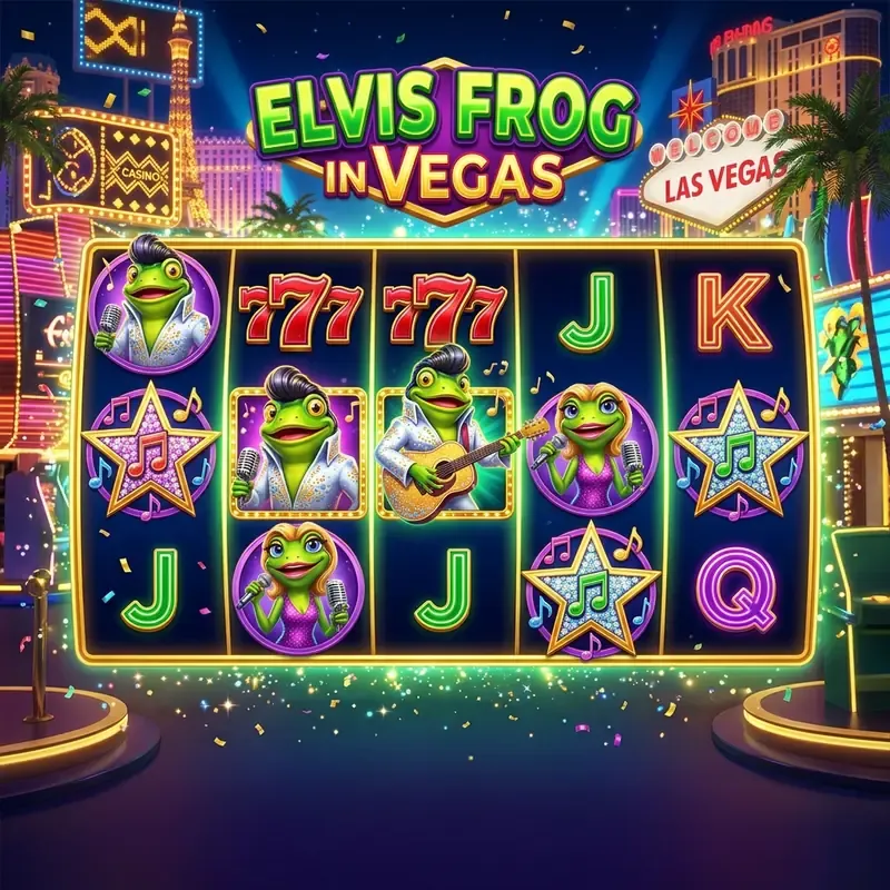 Elvis Frog in Vegas