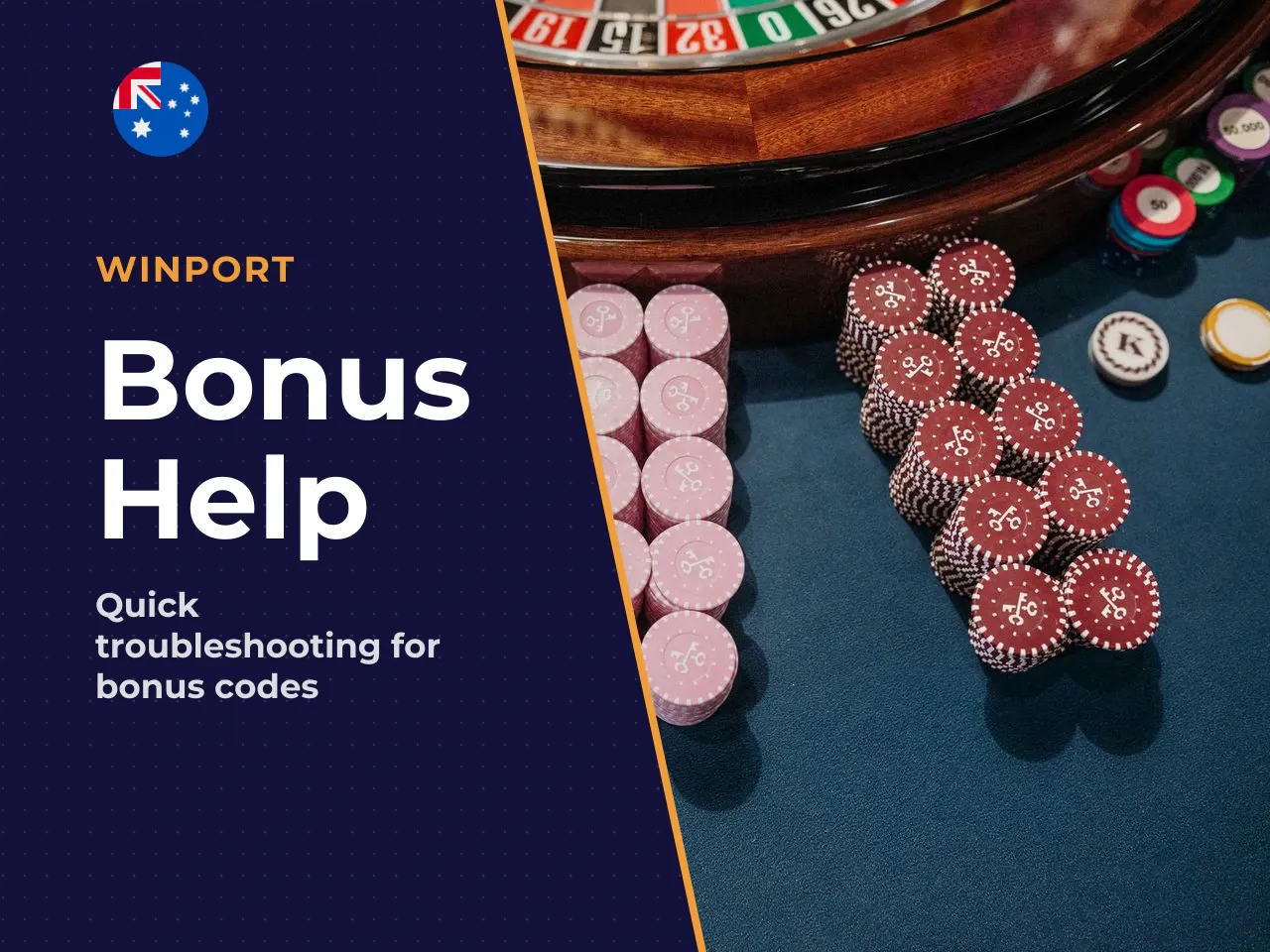 Troubleshooting my Winport bonus code did