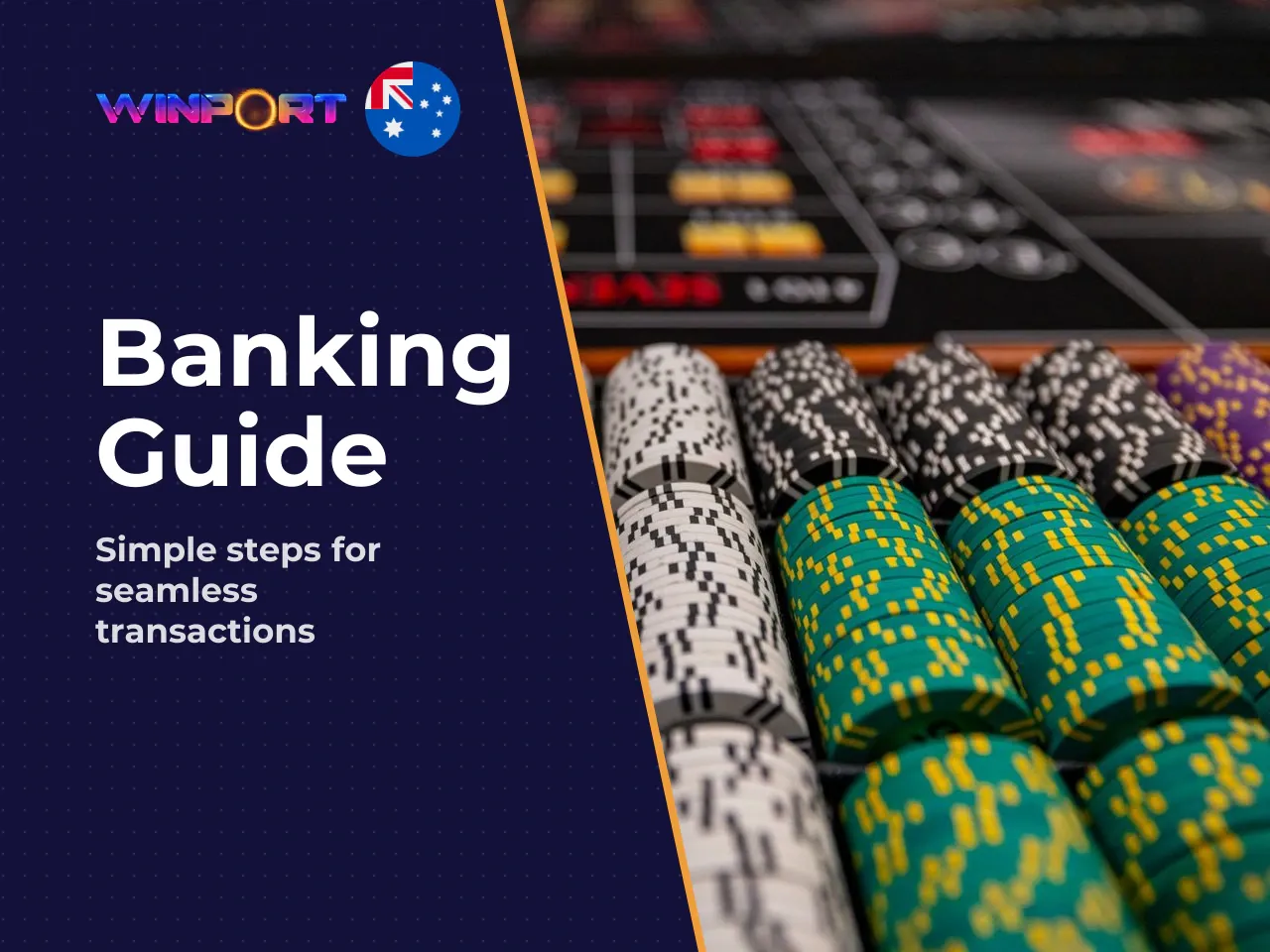 Step-by-step deposit and withdrawal process. Follow